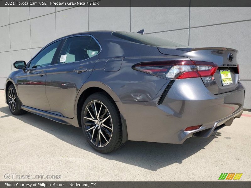 Predawn Gray Mica / Black 2021 Toyota Camry SE