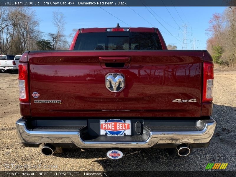 Delmonico Red Pearl / Black 2021 Ram 1500 Big Horn Crew Cab 4x4
