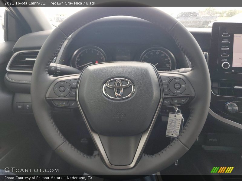 Predawn Gray Mica / Black 2021 Toyota Camry SE