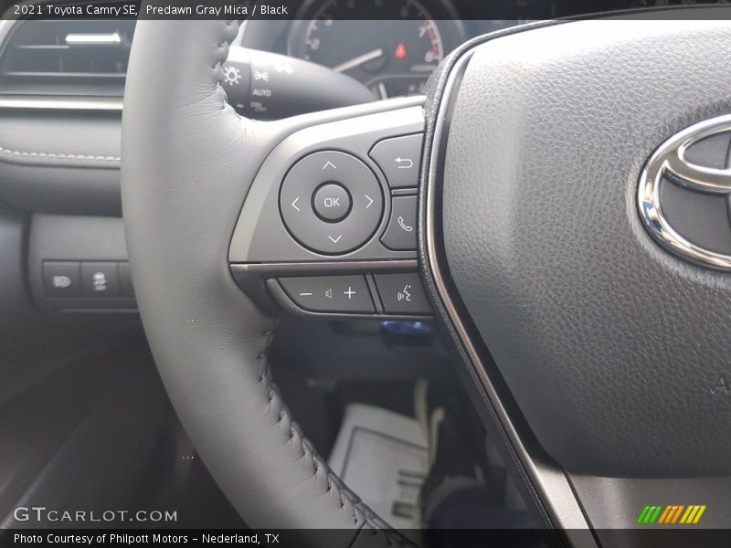 Predawn Gray Mica / Black 2021 Toyota Camry SE