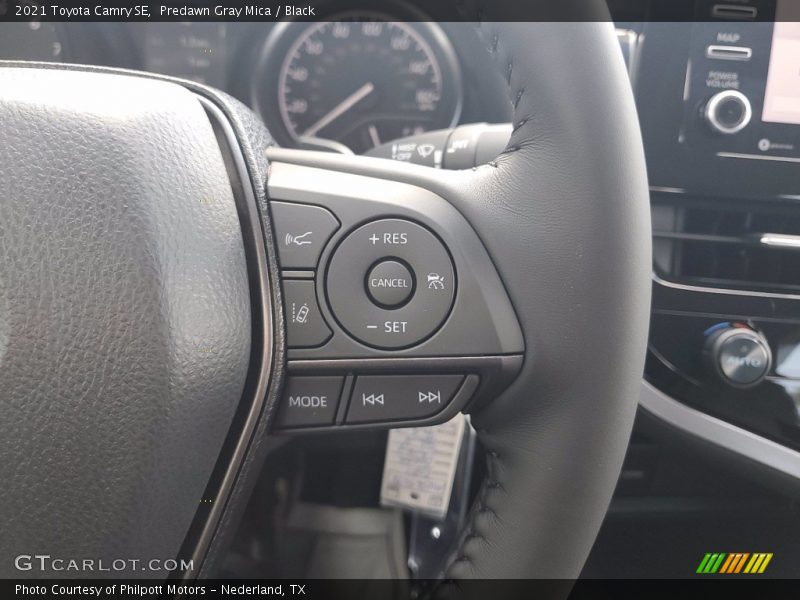 Predawn Gray Mica / Black 2021 Toyota Camry SE