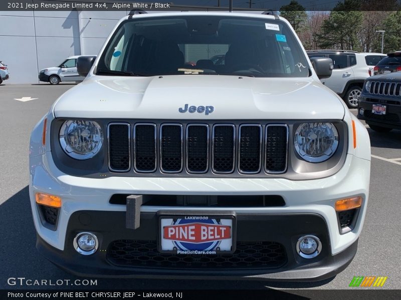 Alpine White / Black 2021 Jeep Renegade Limited 4x4