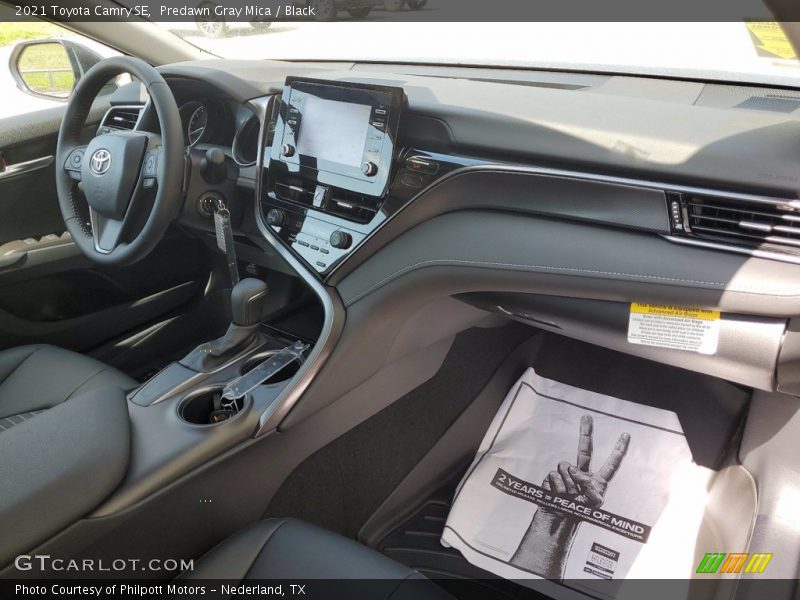 Predawn Gray Mica / Black 2021 Toyota Camry SE