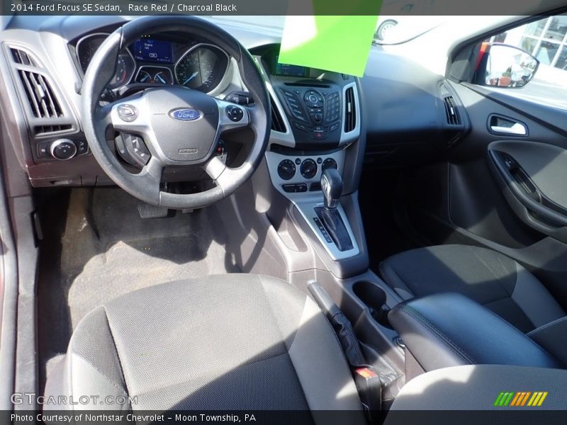 Race Red / Charcoal Black 2014 Ford Focus SE Sedan