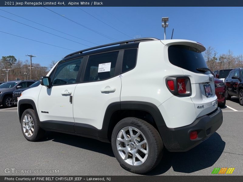 Alpine White / Black 2021 Jeep Renegade Limited 4x4