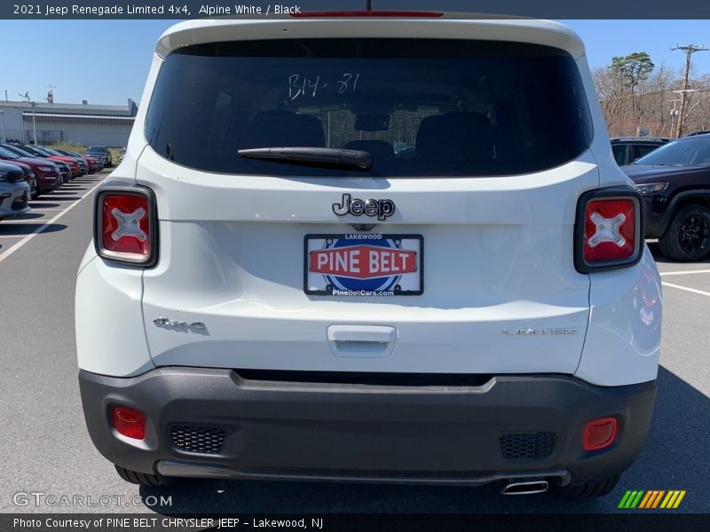 Alpine White / Black 2021 Jeep Renegade Limited 4x4