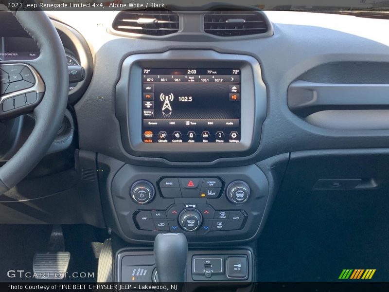 Alpine White / Black 2021 Jeep Renegade Limited 4x4