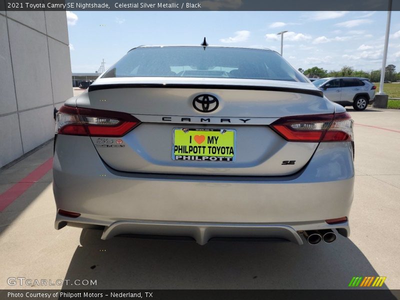 Celestial Silver Metallic / Black 2021 Toyota Camry SE Nightshade