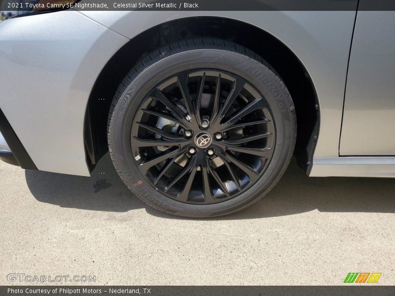 Celestial Silver Metallic / Black 2021 Toyota Camry SE Nightshade
