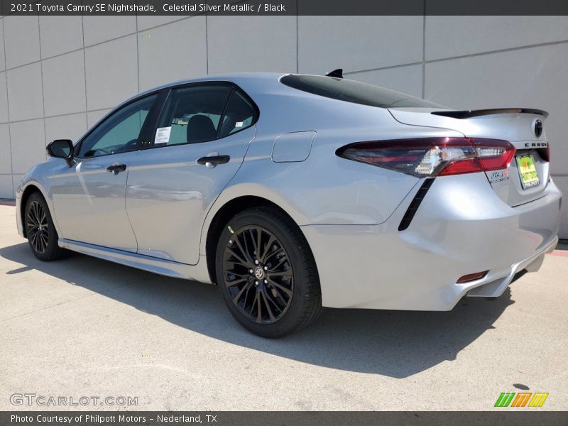 Celestial Silver Metallic / Black 2021 Toyota Camry SE Nightshade