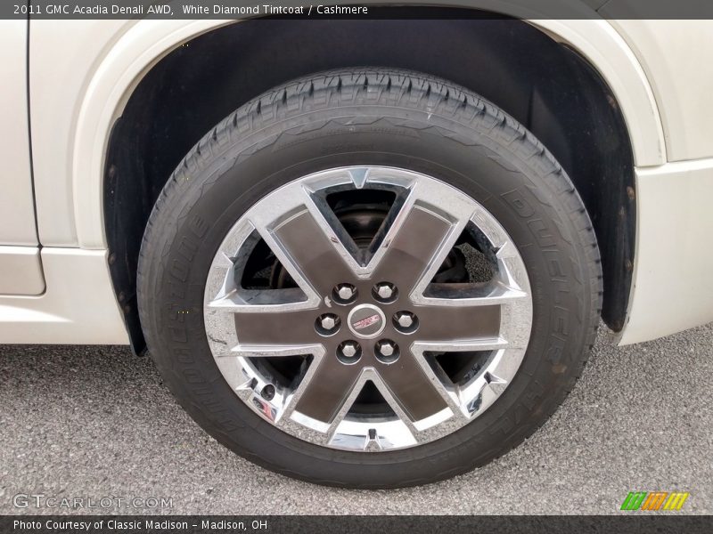 White Diamond Tintcoat / Cashmere 2011 GMC Acadia Denali AWD