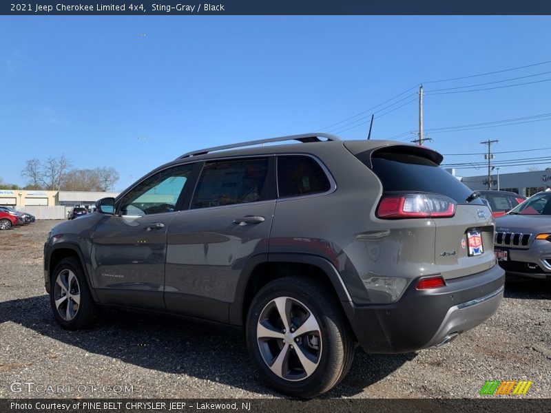 Sting-Gray / Black 2021 Jeep Cherokee Limited 4x4