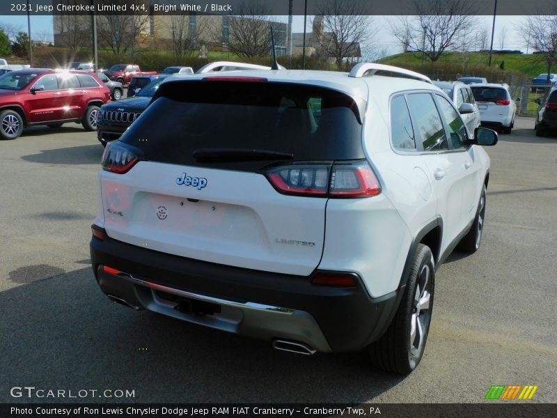 Bright White / Black 2021 Jeep Cherokee Limited 4x4