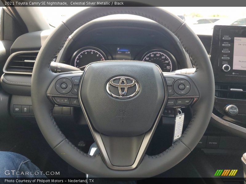 Celestial Silver Metallic / Black 2021 Toyota Camry SE Nightshade