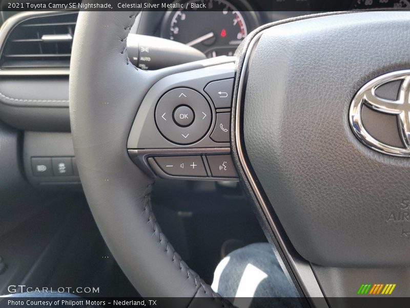 Celestial Silver Metallic / Black 2021 Toyota Camry SE Nightshade