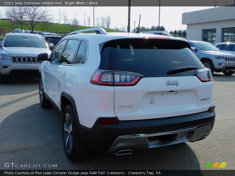 Bright White / Black 2021 Jeep Cherokee Limited 4x4