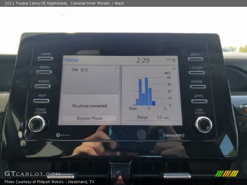 Celestial Silver Metallic / Black 2021 Toyota Camry SE Nightshade