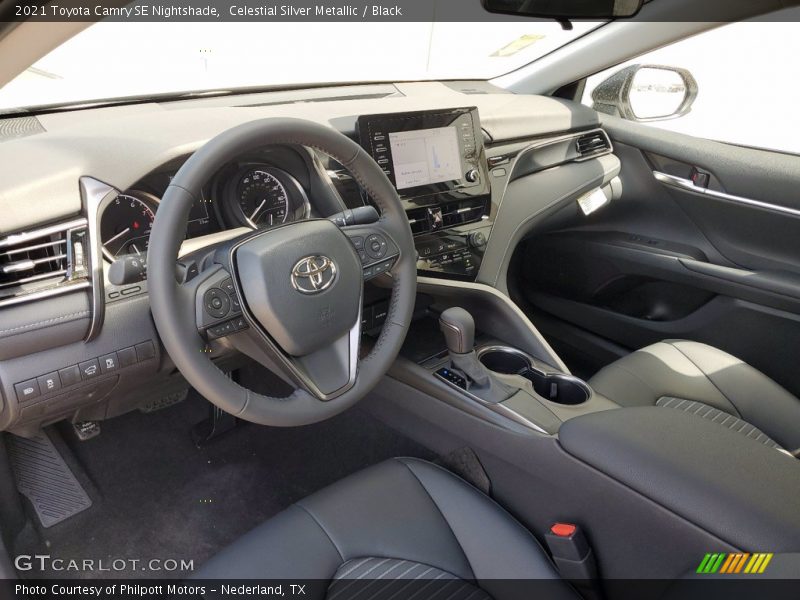 Celestial Silver Metallic / Black 2021 Toyota Camry SE Nightshade