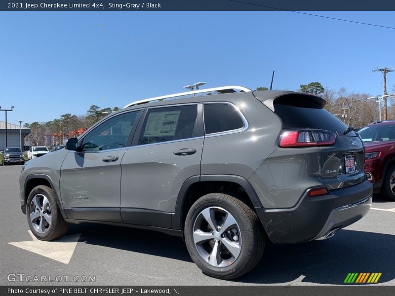 Sting-Gray / Black 2021 Jeep Cherokee Limited 4x4