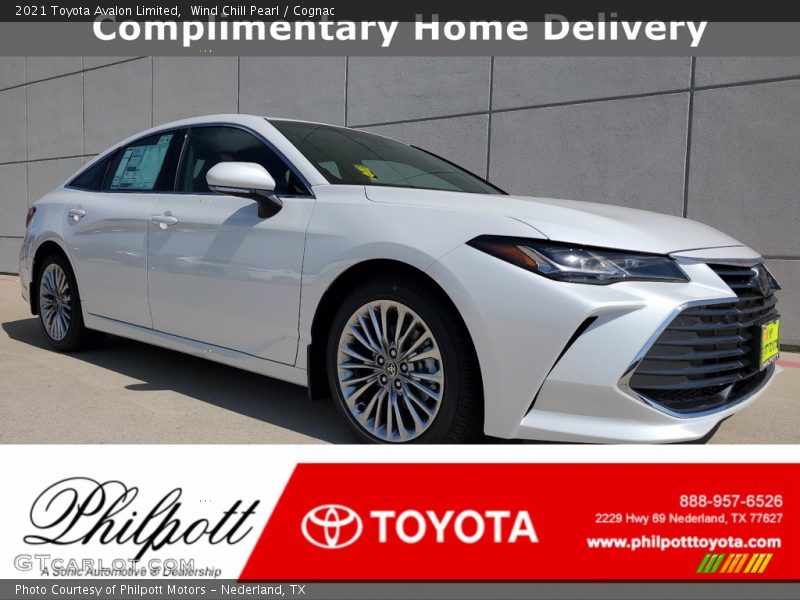 Wind Chill Pearl / Cognac 2021 Toyota Avalon Limited