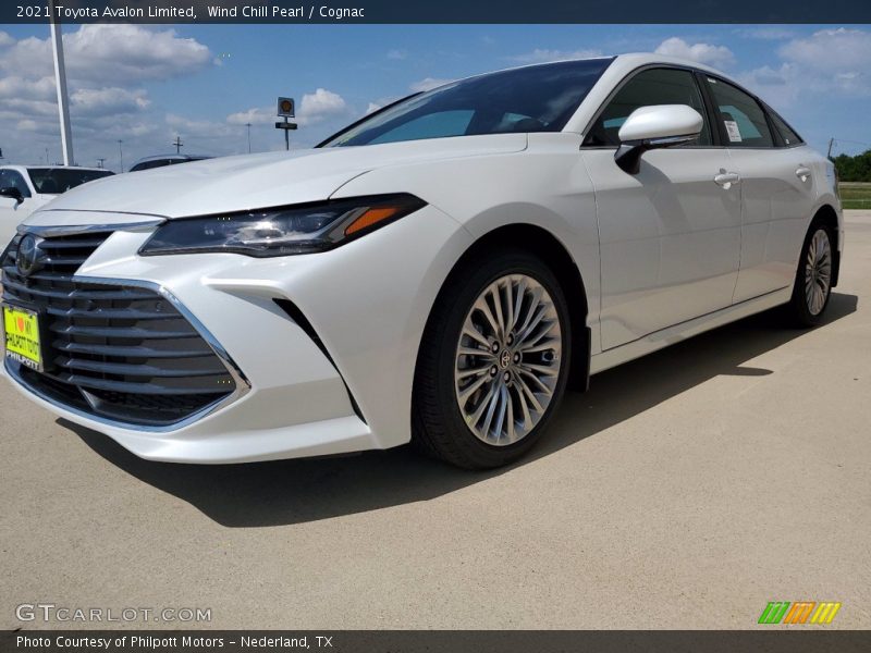Wind Chill Pearl / Cognac 2021 Toyota Avalon Limited