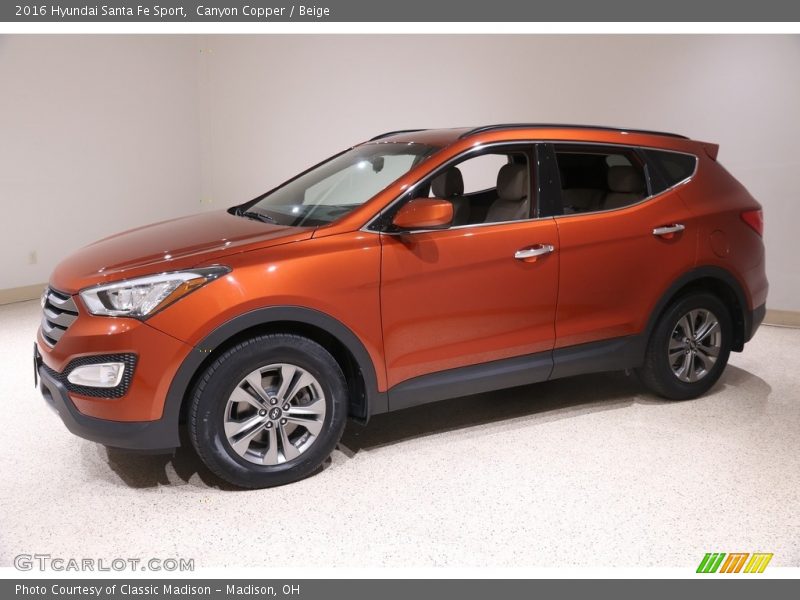 Canyon Copper / Beige 2016 Hyundai Santa Fe Sport