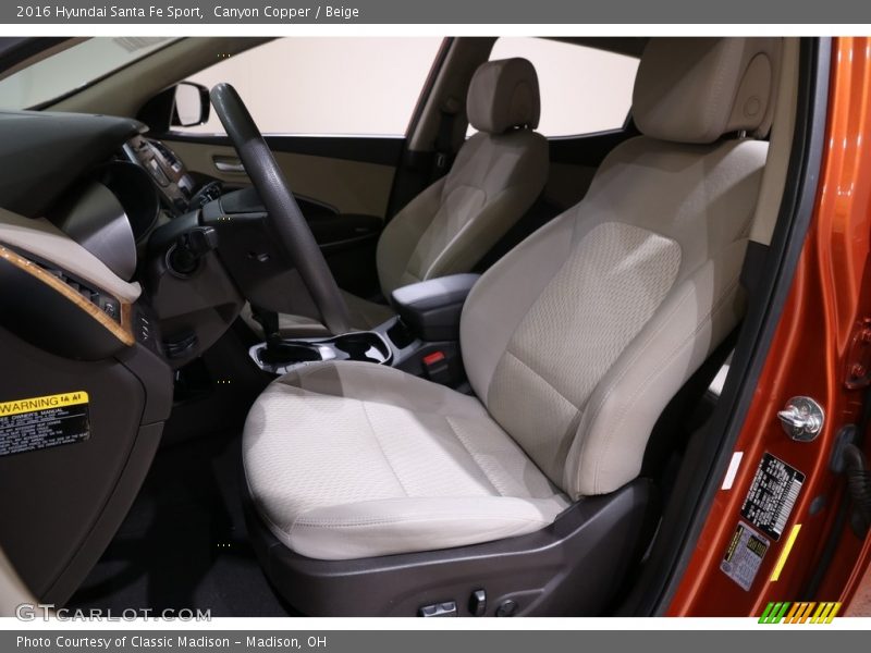 Canyon Copper / Beige 2016 Hyundai Santa Fe Sport