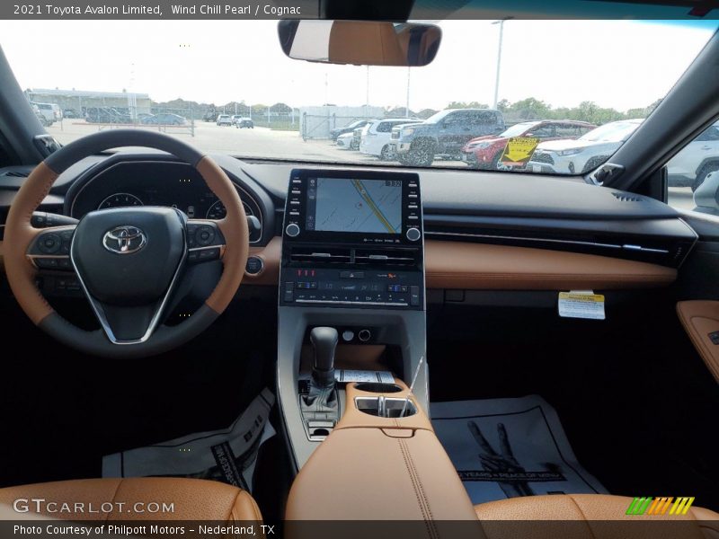 Wind Chill Pearl / Cognac 2021 Toyota Avalon Limited