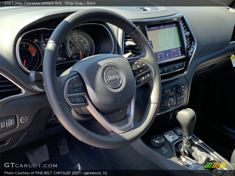 Sting-Gray / Black 2021 Jeep Cherokee Limited 4x4