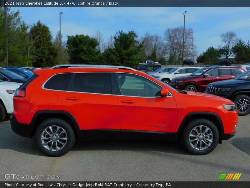 Spitfire Orange / Black 2021 Jeep Cherokee Latitude Lux 4x4