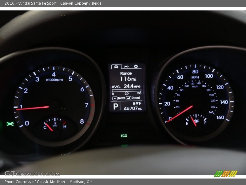 Canyon Copper / Beige 2016 Hyundai Santa Fe Sport