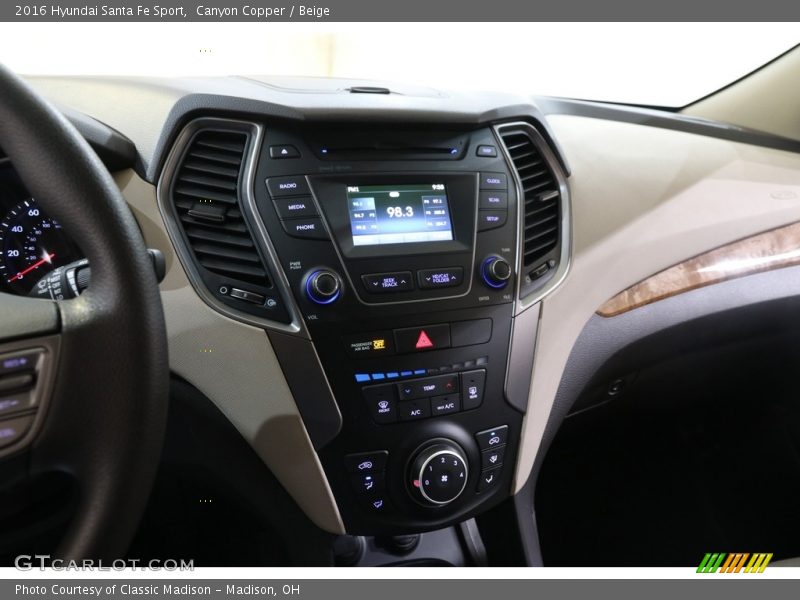 Canyon Copper / Beige 2016 Hyundai Santa Fe Sport