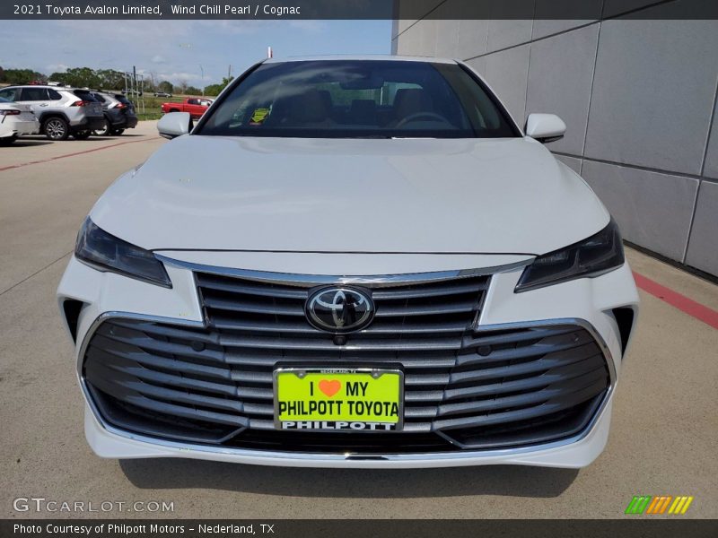 Wind Chill Pearl / Cognac 2021 Toyota Avalon Limited