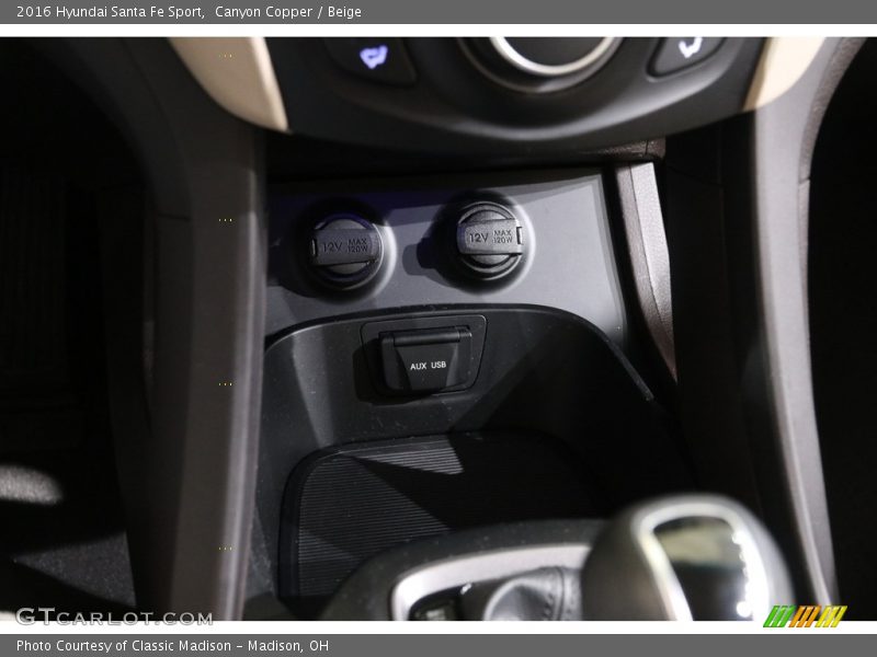 Canyon Copper / Beige 2016 Hyundai Santa Fe Sport