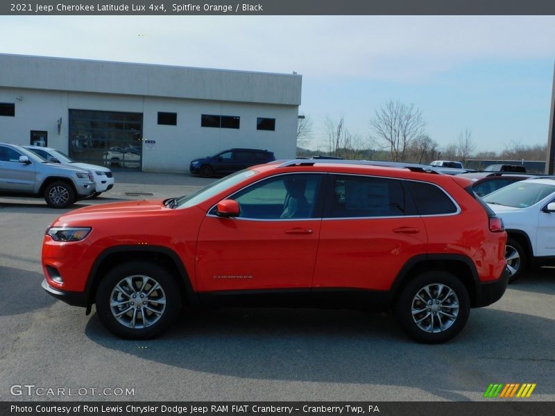 Spitfire Orange / Black 2021 Jeep Cherokee Latitude Lux 4x4