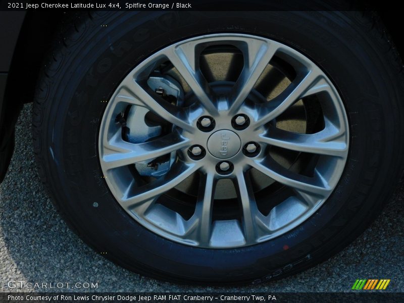 Spitfire Orange / Black 2021 Jeep Cherokee Latitude Lux 4x4