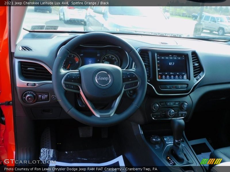Spitfire Orange / Black 2021 Jeep Cherokee Latitude Lux 4x4