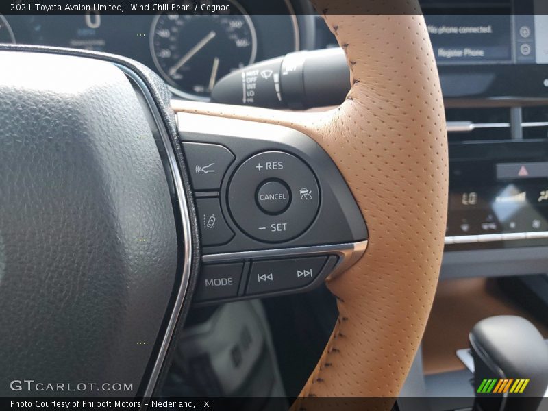 Wind Chill Pearl / Cognac 2021 Toyota Avalon Limited