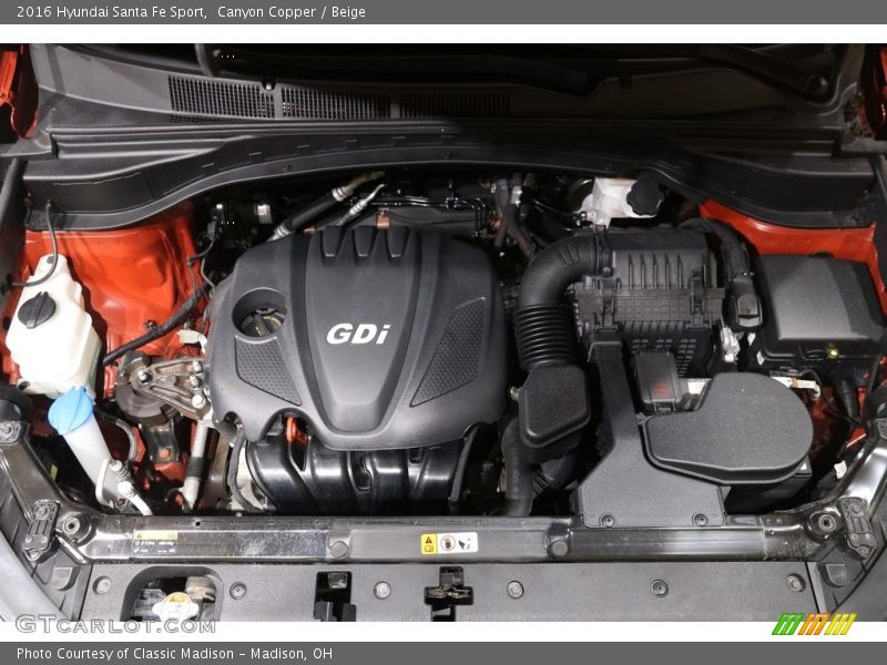 Canyon Copper / Beige 2016 Hyundai Santa Fe Sport