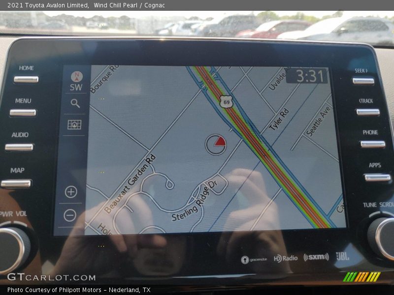 Wind Chill Pearl / Cognac 2021 Toyota Avalon Limited