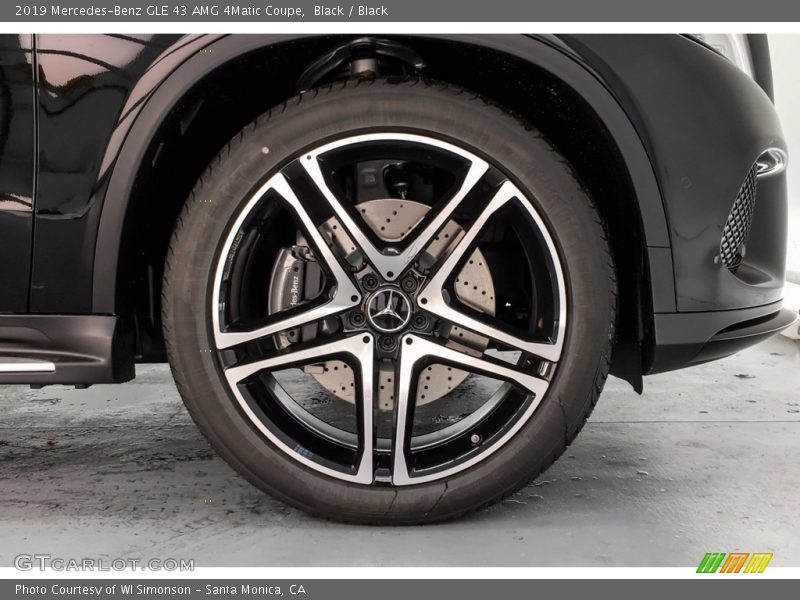 Black / Black 2019 Mercedes-Benz GLE 43 AMG 4Matic Coupe