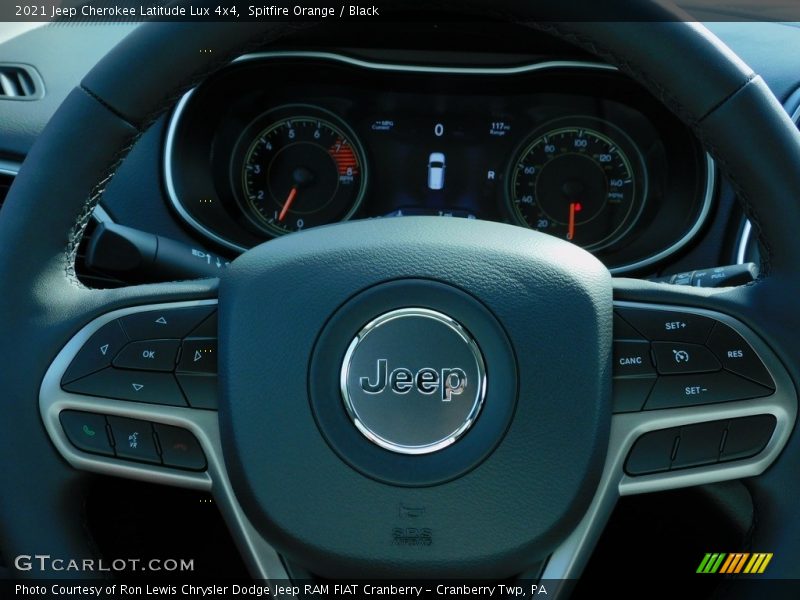 Spitfire Orange / Black 2021 Jeep Cherokee Latitude Lux 4x4