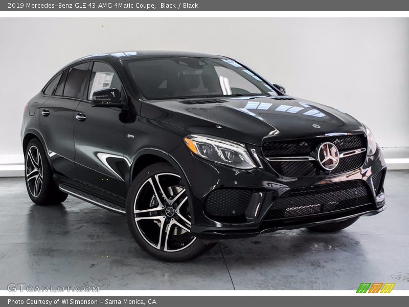 Black / Black 2019 Mercedes-Benz GLE 43 AMG 4Matic Coupe