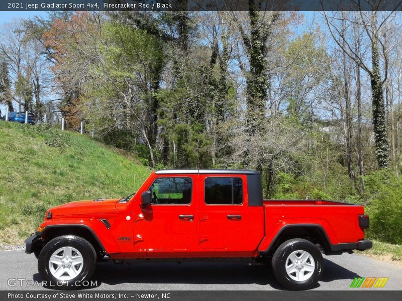 Firecracker Red / Black 2021 Jeep Gladiator Sport 4x4
