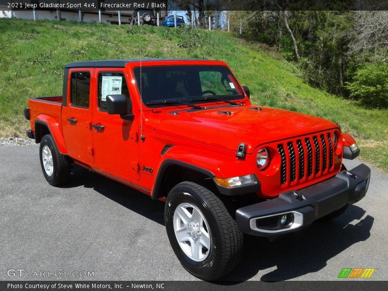 Firecracker Red / Black 2021 Jeep Gladiator Sport 4x4