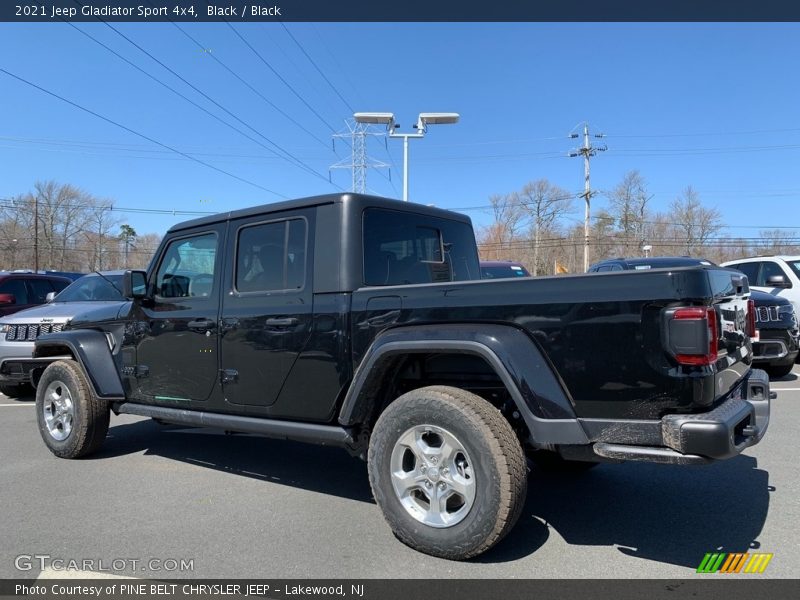Black / Black 2021 Jeep Gladiator Sport 4x4