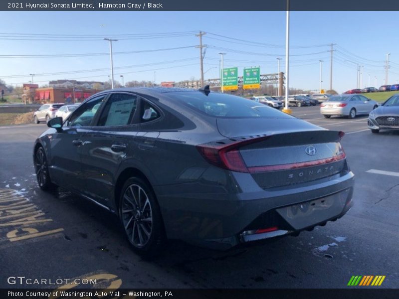 Hampton Gray / Black 2021 Hyundai Sonata Limited