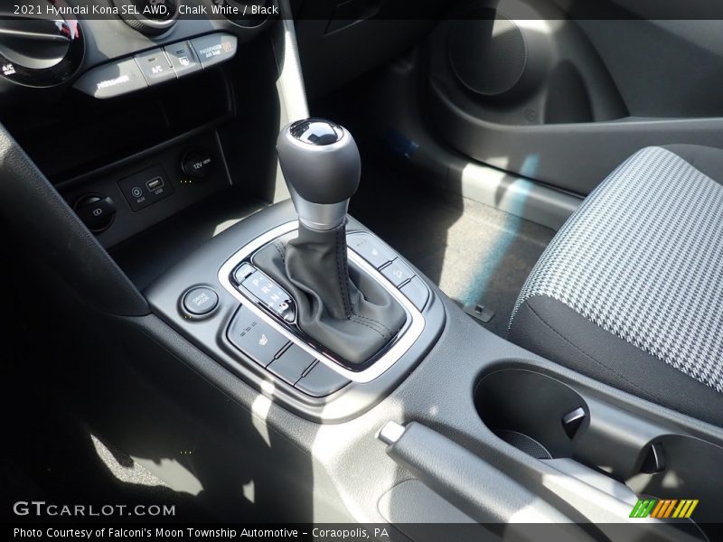 Chalk White / Black 2021 Hyundai Kona SEL AWD
