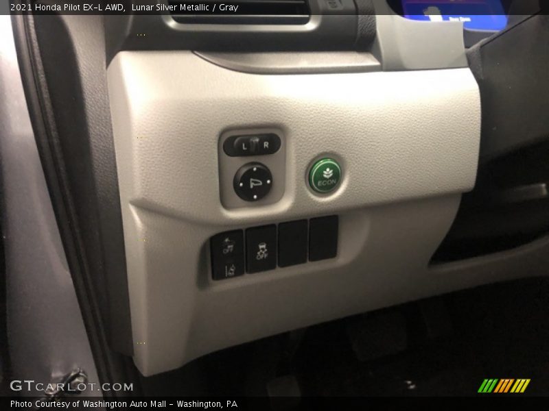 Lunar Silver Metallic / Gray 2021 Honda Pilot EX-L AWD