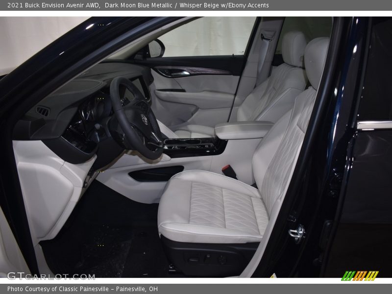 Dark Moon Blue Metallic / Whisper Beige w/Ebony Accents 2021 Buick Envision Avenir AWD